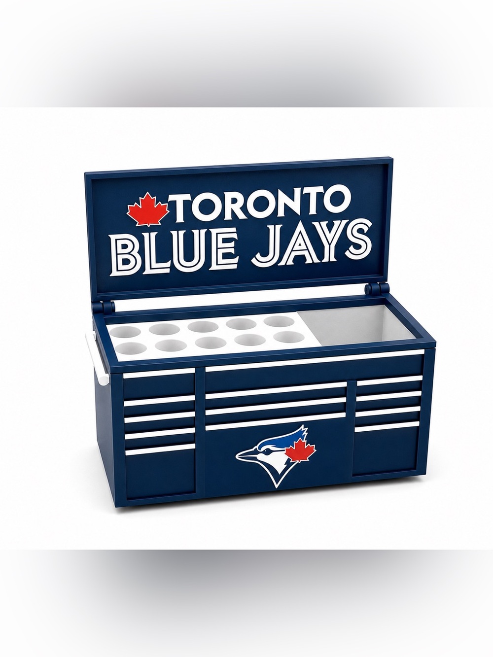 Toronto Blue Jays Mini Toolbox Pen And Trinket Holder Desk Top Organizer